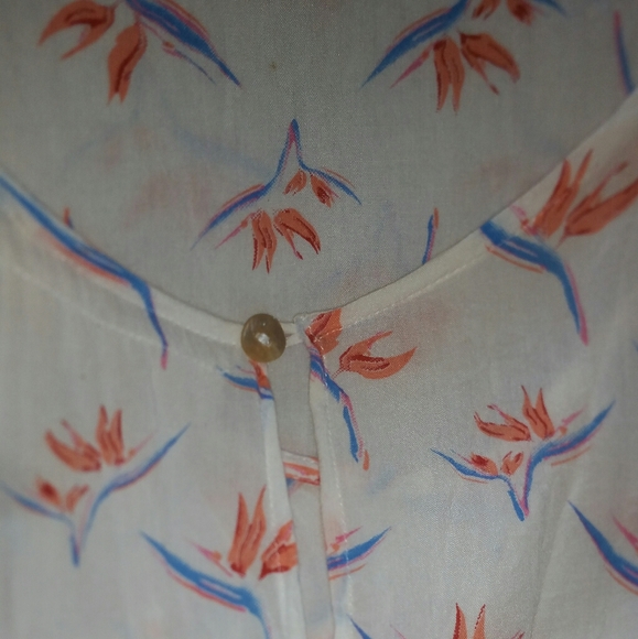 Rare acacia rurutu dress bird of paradise S tunic - Picture 7 of 8